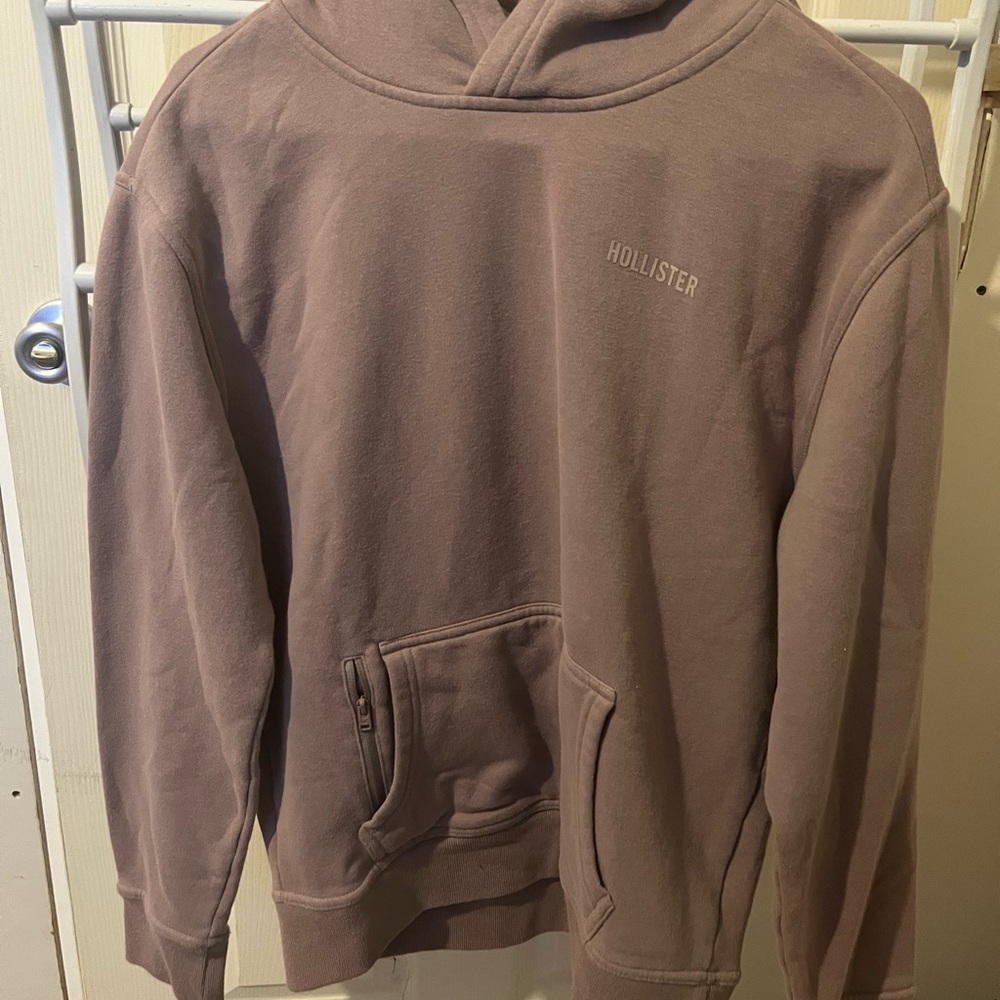 Hollister Taupe Relaxed Fit Hoodie